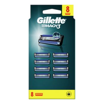 GILLETTE MACH3 keičiamosios skustuvo galvutės (8 vnt.)