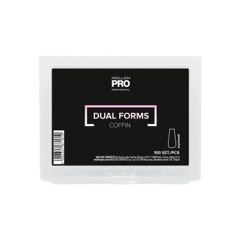 MOLLON PRO DUAL FORMS COFFIN nagų priauginimo formos (100 vnt.)