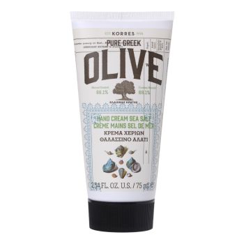 KORRES PURE GREEK OLIVE SEA SALT rankų kremas, 75 ml