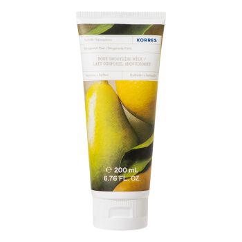KORRES BERGAMOT PEAR SMOOTHING kūno pienelis, 200 ml