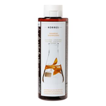 KORRES SUNFLOWER AND MOUNTAIN TEA plaukų šampūnas, 250 ml