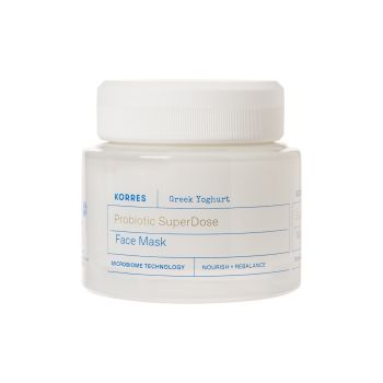 KORRES GREEK YOGHURT PROBIOTIC SUPER DOSE veido kaukė, 100 ml