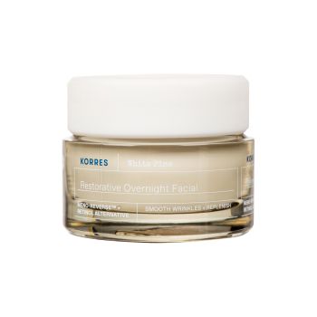 KORRES WHITE PINE RESTORATIVE OVERNIGHT naktinis veido kremas, 40 ml