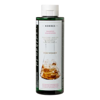 KORRES FOR WOMEN CYSTINE AND GLYGOPROTEINS moterų plaukų šampūnas, 250 ml
