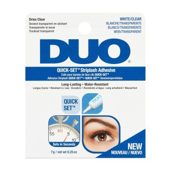 DUO QUICK-SET STRIPLASH ADHESIVE CLEAR dirbtinių blakstienų klijai, 7 g