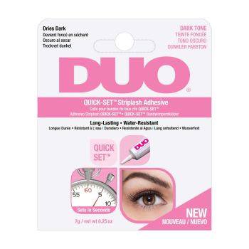 DUO QUICK-SET STRIPLASH ADHESIVE DARK TONE dirbtinių blakstienų klijai, 7 g