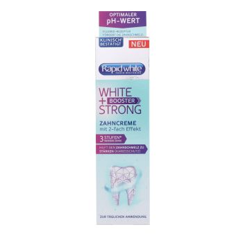 RAPID WHITE BOOSTER STRONG dantų pasta, 75 ml