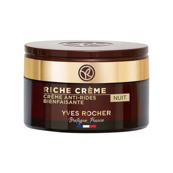 YVES ROCHER RICHE CREME COMFORTING ANTI-WRINKLE naktinis veido kremas, 50 ml