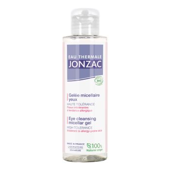 EAU THERMALE JONZAC HIGH TOLERANCE micelinė želė akių makiažui valyti, 100 ml