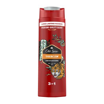 OLD SPICE TIGERCLAW 3 IN 1 kūno, plaukų ir veido prausiklis, 400 ml