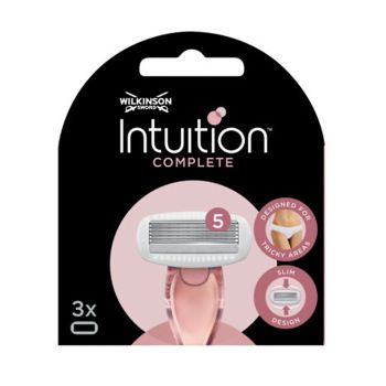 WILKINSON INTUITION COMPLETE moterų skustuvo galvutės (3 vnt.)