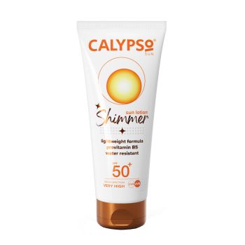 CALYPSO SUN SHIMMER SPF50 apsauginis veido ir kūno losjonas nuo saulės, 100 ml