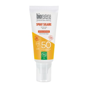BIOREGENA SPRAY SOLAIRE SPF50 apsauginis purškiamasis losjonas nuo saulės, 90 ml