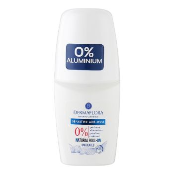 DERMAFLORA 0% SENSITIVE WITH MSM rutulinis dezodorantas, 50 ml