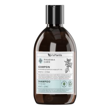 PHARMA CARE MINT + ZINC plaukų šampūnas, 500 ml