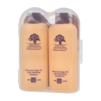 ARGANMIDAS MOROCCAN ARGAN OIL plaukų šampūnas + kondicionierius (2 x 50 ml)
