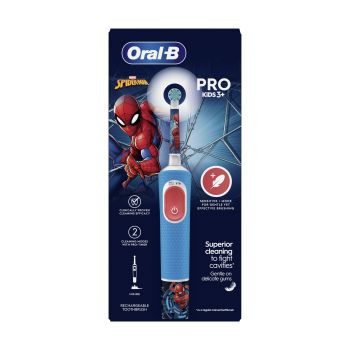 ORAL-B SPIDER-MAN  PRO KIDS3+ elektrinis vaikų dantų šepetėlis