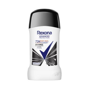 REXONA INVISIBLE BLACK&WHITE pieštukinis dezodorantas antiperspirantas, 50 ml