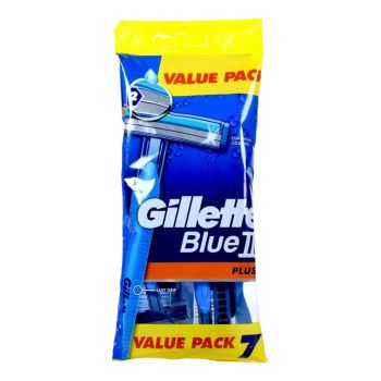 GILLETTE BLUE 2 PLUS vienkartiniai skustuvai (7 vnt.)