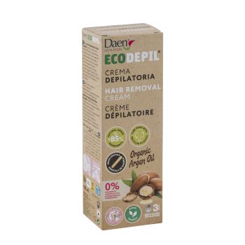 DAEN ECODEPIL ORGANIC ARGAN OIL depiliacinis kūno ir veido kremas, 100 ml