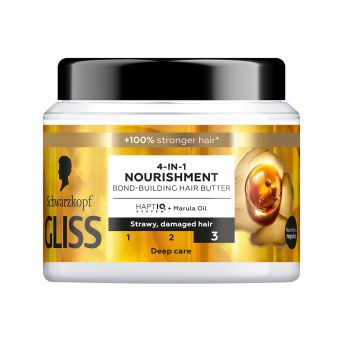 GLISS 4 IN 1 NOURISHMENT plaukų kaukė, 400 ml