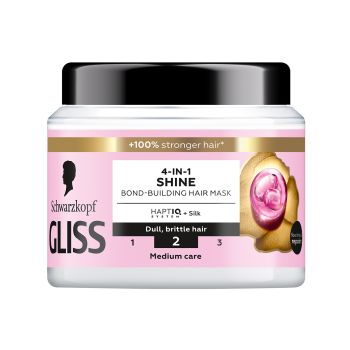 GLISS 4 IN 1 SHINE plaukų kaukė, 400 ml