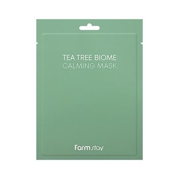 FARMSTAY TEA TREE BIOME CALMING veido kaukė, 25 ml