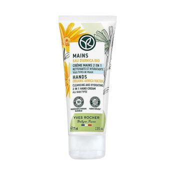 YVES ROCHER ORGANIC ARNICA WATER 2 IN 1 rankų kremas, 75 ml