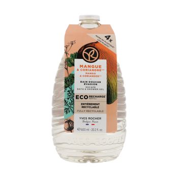 YVES ROCHER MANGO & CORIANDER vonios ir dušo želė, 600 ml