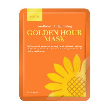 ELROEL SUNFLOWER BRIGHTENING GOLDEN HOUR veido kaukė, 25 g