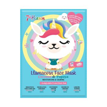 7TH HEAVEN LLAMACORN veido kaukė