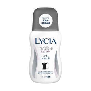 LYCIA INVISIBLE FAST DRY rutulinis dezodorantas, 50 ml