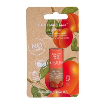 BEAUTY MADE EASY LIP TINT PEACH lūpų balzamas, 5,5 g