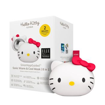 GESKE HELLO KITTY 8 IN 1 SONIC WARM & COOL MASK prietaisas veidui prižiūrėti