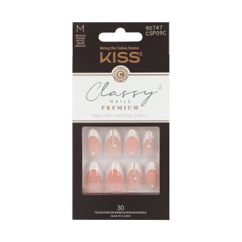 KISS CLASSY PREMIUM priklijuojami nagai (30 vnt.)