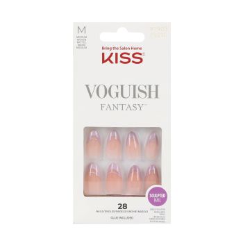 KISS VOGUISH FANTASY SCULPTED NAIL priklijuojami nagai (28 vnt.)