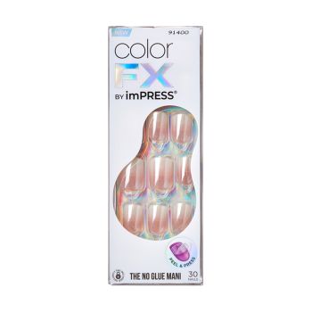 COLOR FX BY IMPRESS PEEL & PRESS priklijuojami nagai (30 vnt.)