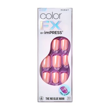 COLOR FX BY IMPRESS PEEL & PRESS priklijuojami nagai (30 vnt.)