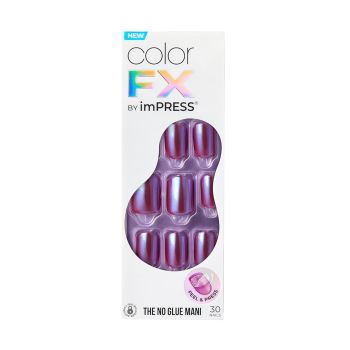 COLOR FX BY IMPRESS PEEL & PRESS priklijuojami nagai (30 vnt.)