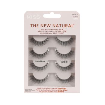 KISS THE NEW NATURAL dirbtinės blakstienos (4 poros)