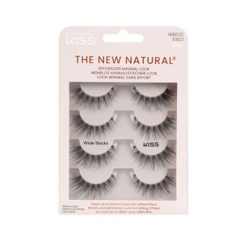KISS THE NEW NATURAL dirbtinės blakstienos (4 poros)