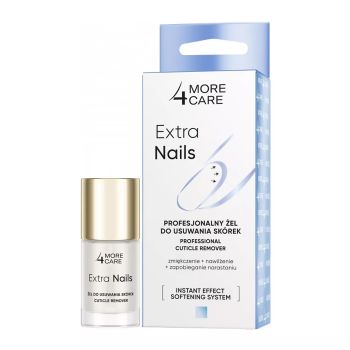 MORE4CARE EXTRA NAILS želė nagų odelėms šalinti, 10 ml