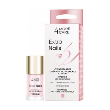 MORE4CARE EXTRA NAILS HARDENING nagų kondicionierius, 10 ml