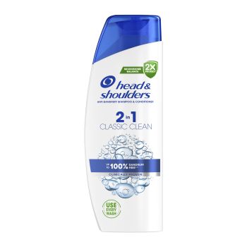 HEAD & SHOULDERS 2 IN 1 CLASSIC CLEAN plaukų šampūnas ir kondicionierius, 250 ml