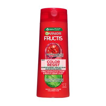 GARNIER FRUCTIS COLOR RESIST plaukų šampūnas, 400 ml