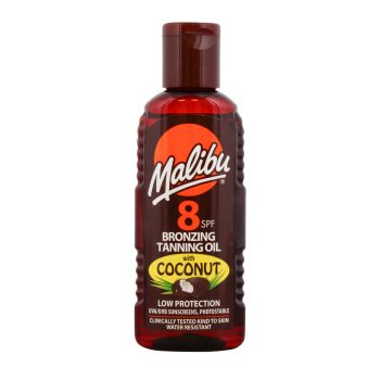 MALIBU SPF8 BRONZING apsauginis įdegio aliejus, 100 ml