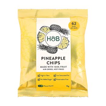 HOLLAND & BARRETT ananasų traškučiai, 18 g