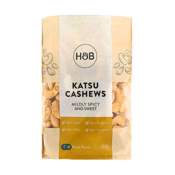 HOLLAND & BARRETT KATSU anakardžių riešutai, 210 g