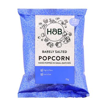 HOLLAND & BARRETT BARELY SALTED kukurūzų spragėsiai, 15 g
