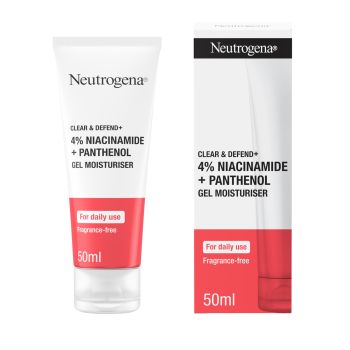 NEUTROGENA CLEAR & DEFEND drėkinamoji želė, 50 ml
